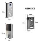 Fechadura Digital Inteligente Imab D120 Cor Prata Rolete