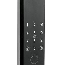 Fechadura Digital Iris Plus Sobrepor Porta Madeira Preto Fosc