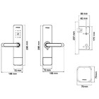 Fechadura Digital Pado Fde-600w Com Biometria