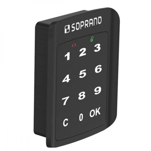 Fechadura Digital Para Moveis 1701 Com Puxador Soprano