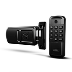 Fechadura Digital Rx200 Biometria Senha Chave Tetra Preta