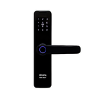 Fechadura Digital Silvana com Biometria, Cartão e Senha 90387 Preta Embutir