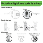 Fechadura Digital Teclado Touch-screen YDM 3212 Yale