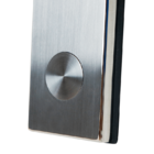 Fechadura Digital Unee Smart Card Inox Senha Cartão Esquerdo