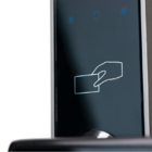 Fechadura Digital Unee Smart Card Senha E Cartão Lado Direito