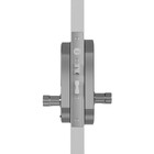 Fechadura Digital Yale  YMC 420W IP55 Preta Cromada de Embutir com Biometria, Senha, Cartão e Chave