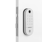 Fechadura Digital Yale com Biometria, Cartão, Senha, Chave, Wi-Fi e Bluetooth Acompanha Hub 97112000-0 Branca Embutir