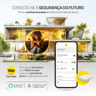 Fechadura Digital Yale com Biometria, Cartão, Senha, Chave, Wi-Fi e Bluetooth com Hub 97111000-0 Preta Embutir
