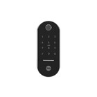 Fechadura Digital Yale Lia IP55 Preta Cromada de Embutir com Biometria, Senha, Cartão e Chave