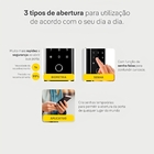 Fechadura Digital Yale YBL410 BIO Preto e Cromado Sobrepor Senha, Biometria e Bluetooth