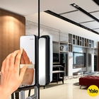 Fechadura Digital Yale Sobrepor para Porta Dupla de Vidro Senha Cartão YDG 313