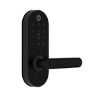 Fechadura Digital Yale YMC 420W IP55 Preta Fosca de Embutir com Biometria, Senha, Cartão e Chave