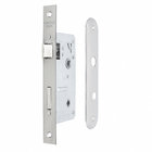 Fechadura para Porta do Banheiro Cromado 40mm Simples com Espelho Concept 401 Pado