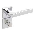 Fechadura para Porta do Banheiro Cromado 55mm Simples com Roseta Acqua Star Pado