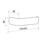 Fechadura Duna 3 Banheiro 40mm Cromado M09j5z R0069 Bz1300 Im