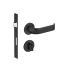 Fechadura Duna 3 Banheiro 40mm Preta Pp M09j5z R0069 Bz1300 I