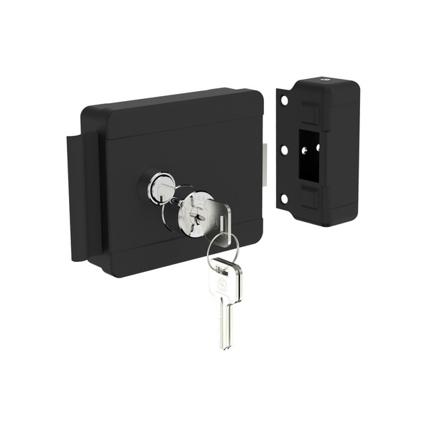 Fechadura Elétrica 12v Cilindro Bipartido Abertura Para Direi