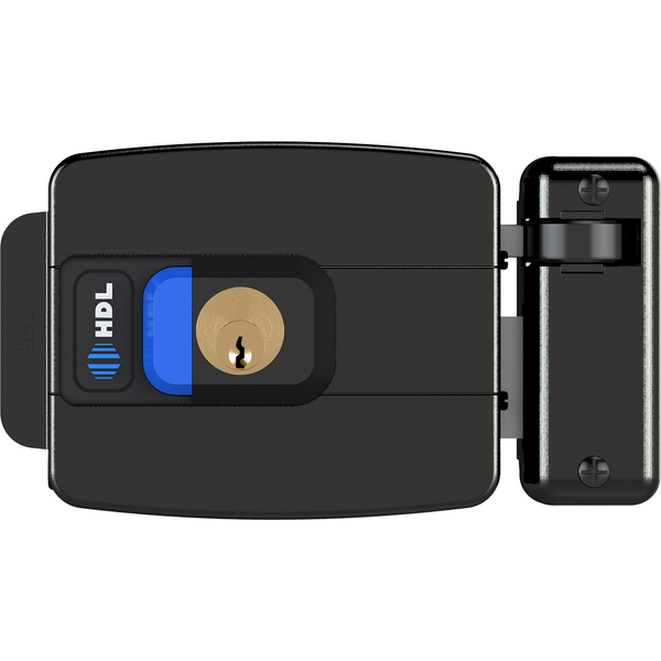 Fechadura Elétrica C-90 - Ajustável 12V Preto HDL