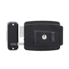 Fechadura Elétrica Mini Abertura Interna 12V Preto AGL