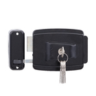 Fechadura Elétrica Mini Abertura Interna 12V Preto AGL