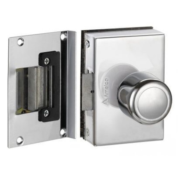 Fechadura Elétrica P/ Porta De Vidro 1 Folh/recorte Amelco -