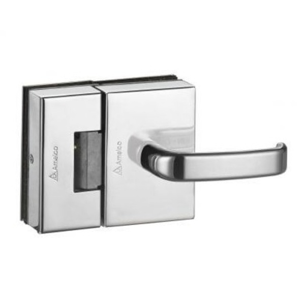 Fechadura Elétrica Para Porta De Vidro Interna Cromada Fv32ic