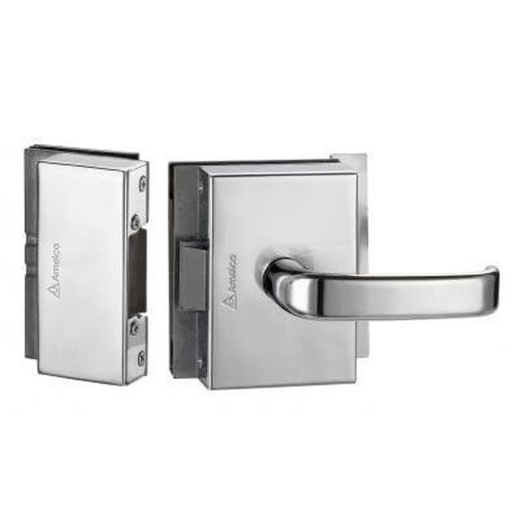 Fechadura Elétrica Porta De Vidro 2 Folh/furo Amelco A.f - Fv