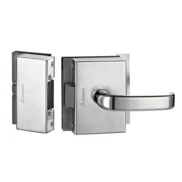 Fechadura Elétrica Porta De Vidro 2 Folh/recorte Amelco A.f -