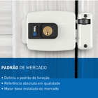 Fechadura Elétrica Sobrepor Abertura para Fora C-90  HDL