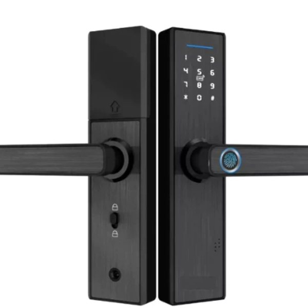 Fechadura Eletronica Biometria Digital Touch Cor Preto