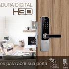 Fechadura Eletrônica Digital Agl H30a 3 Funções