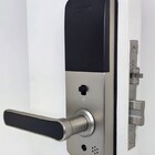 Fechadura Eletrônica Digital Biométrica Beluni Black Inox 413