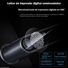 Fechadura Eletrônica Digital Biométrica Beluni Silver