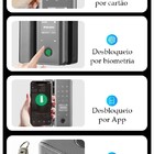 Fechadura Eletrônica Digital Biométrica Beluni Vitro 416 Tuya