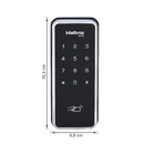 Fechadura Eletrônica Digital Intelbras com Cartão e Senha FR201 Sobrepor para Porta Pivotante