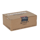 Fechadura Eletrônica Digital Primebras com Biometria, Senha e Cartão Athenas Madeira BT Sobrepor para Porta de Giro