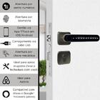 Fechadura Eletronica Inteligente Milre 8200 Preta Inox Blueto