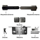 Fechadura Eletronica Inteligente Milre 8200 Preta Inox Blueto