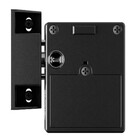 Fechadura Eletrônica P/ Moveis Invisivel Madeira Tag Preta