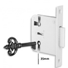 Fechadura Embutir Para Móveis Chave Colonial 2020/35 Ch 2036