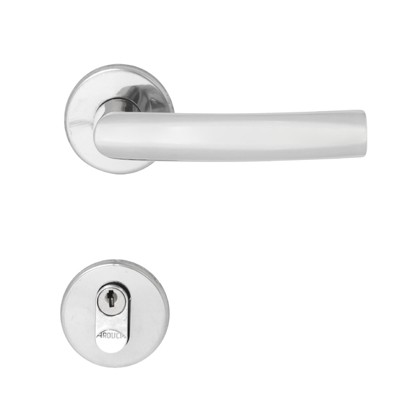 Fechadura Entrada 40mm Aço Inox Polido Brava Arouca