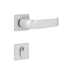 Fechadura Entrada 40mm Zamac Cromado Acetinado Una Arouca