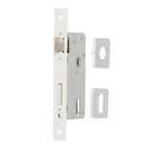 Fechadura Entrada 40mm Zamac Cromado Acetinado Una Arouca