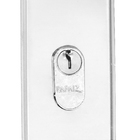 Fechadura Entrada 40mm Zamac Cromado Standard Papaiz