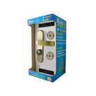 Fechadura Entrada 40mm Zamac Latonado 4170 Z-T BL Aliança