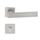 Fechadura Entrada 55mm Aço Inox Escovado Quadra Arouca