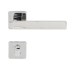 Fechadura Entrada 55mm Aço Inox Polido Quadra Arouca