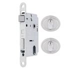 Fechadura Entrada 55mm Zamac Cromado 401 La Fonte