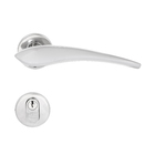 Fechadura Entrada 55mm Zamac Cromado 6244 La Fonte