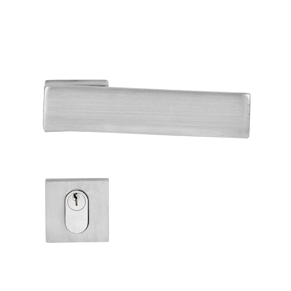 Fechadura Entrada 55mm Zamac Cromado Acetinado Massima Papaiz